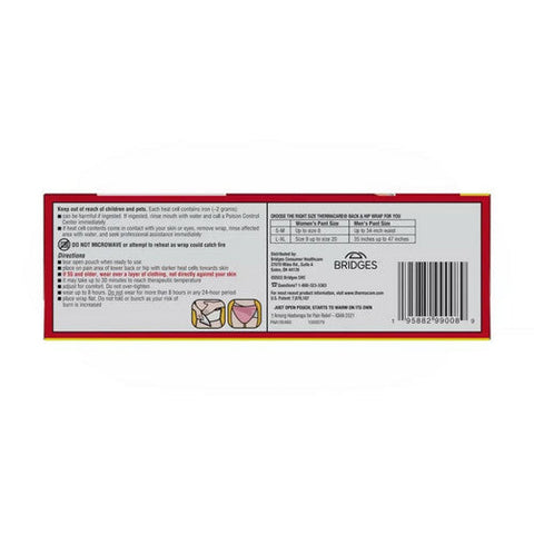 Thermacare, Back Pain Therapy Heatwraps Large And Xl, 3 Count Thermacare