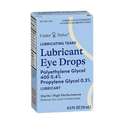 Foster And Thrive, Lubricating Tears Lubricant Eye Drops, 0.5 Oz Foster And Thrive
