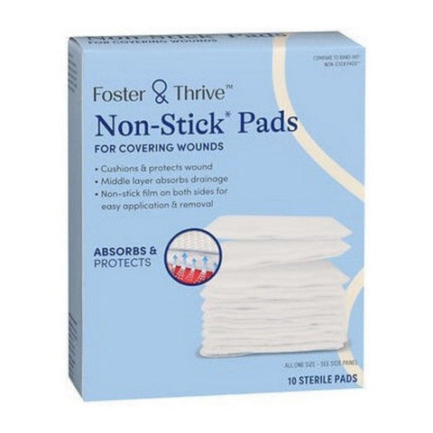 Foster And Thrive, Non-Stick Pads, 10 Count Foster And Thrive