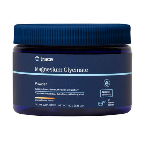 Trace Minerals, Magnesium Glycinate Orange Dream, 180 Grams Trace Minerals