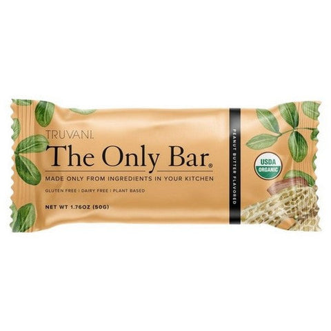 Truvani, Organic Bar Peanut Butter, 1.76 Oz (Case Of 12) Truvani