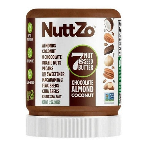 Nuttzo, Nut Butter Chocolate Keto Crunchy, 12 Oz (Case Of 6) Nuttzo