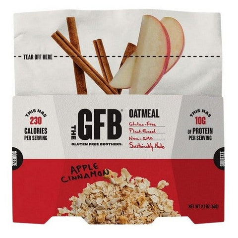 The Gfb, Apple Cinnamon Power Breakfast Oatmeal, 2 Oz (Case Of 6) The Gfb