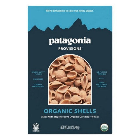 Patagonia Provisions, Organic Shells Pasta, 12 Oz (Case Of 6) Patagonia Provisions