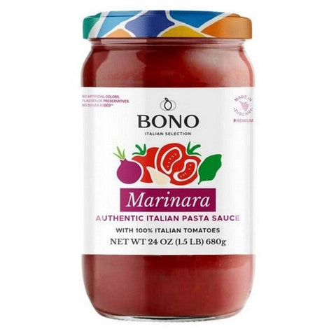 Bono, Marinara Pasta Sauce, 24 Oz (Case Of 6) Bono