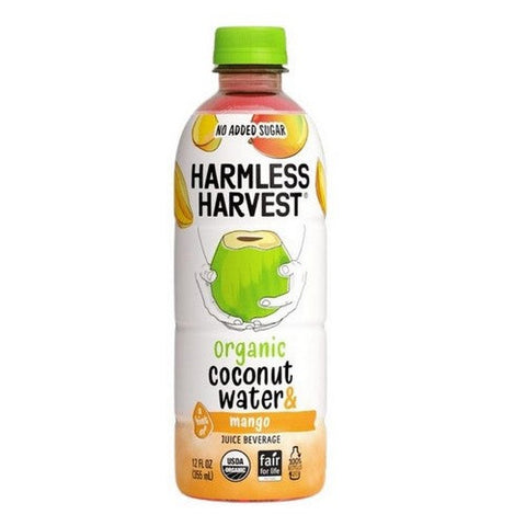 Harmless Harvest, Organic Coconut Water and Mango, 12 Oz (Case Of 6) Harmless Harvest