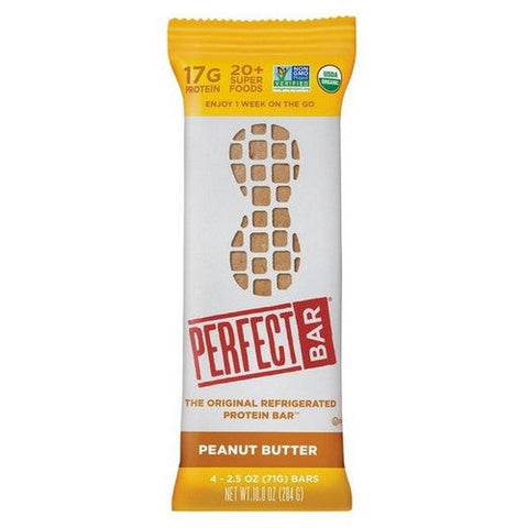 Perfect Bar, Peanut Butter Protein Bars, 2.5 Oz X 4 Count (Case Of 4) Perfect Bar