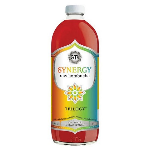 GT's, Synergy Organic Trilogy Kombucha, 48 Oz (Case Of 6) GT's
