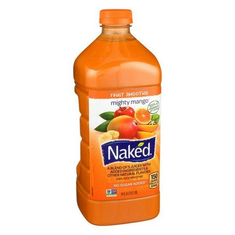 Naked, Mighty Mango Fruit Smoothie, 64 Oz (Case Of 6) Naked