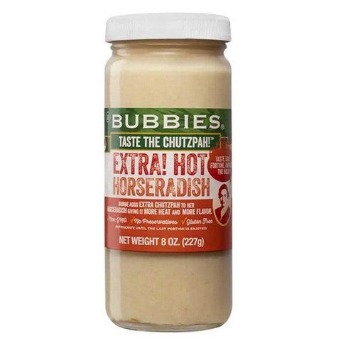 Bubbies, Bubbies Horseradish Extra Hot, 8 Oz (Case Of 6) Bubbies