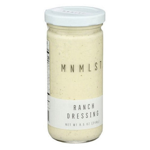 MNMLST, Ranch Dressing, 8.5 Oz (Case Of 6) MNMLST