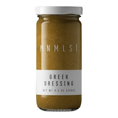 MNMLST, Greek Dressing, 8.5 Oz (Case Of 6) MNMLST