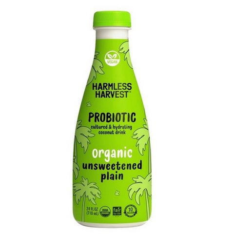 Harmless Harvest, Organic Cultured Coconut Unsweetened Plain, 24 Oz (Case Of 6) Harmless Harvest