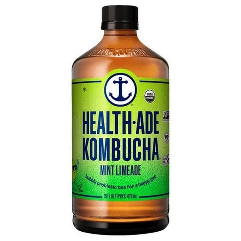 Health-Ade, Mint Limeade Kombucha, 16 Oz (Case Of 12) Health-Ade