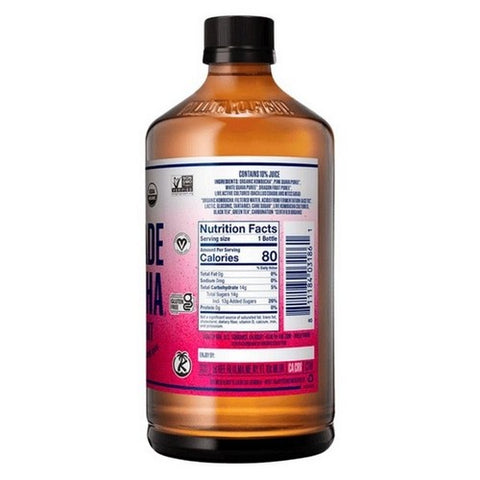 Health-Ade, Kombucha Guava Dragon Fruit Probiotic Tea, 16 Oz (Case Of 12) Health-Ade