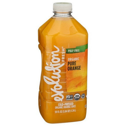 Evolution Fresh, Fresh Pro Pulp Free Cold Pressed Orange Juice, 59 Oz (Case Of 4) Evolution Fresh
