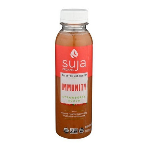 Suja, Elevated Nutrients Immunity Enhanced Strawberry Guava Fruit Juice Drink, 12 Oz (Case Of 6) Suja