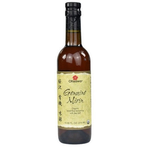 Ohsawa, Genuine Mirin Organic Sweet Rice Seasoning With Sea Salt, 12.68 Oz (Case Of 6) Ohsawa