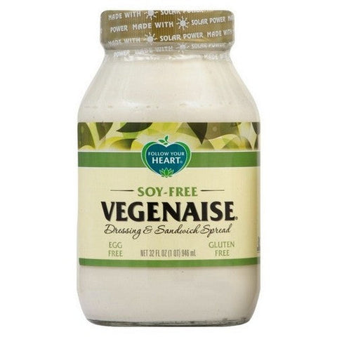 Follow Your Heart, Vegenaise Soy Free Dressing And Sandwich Spread,, 32 Oz (Case Of 6) Follow Your Heart