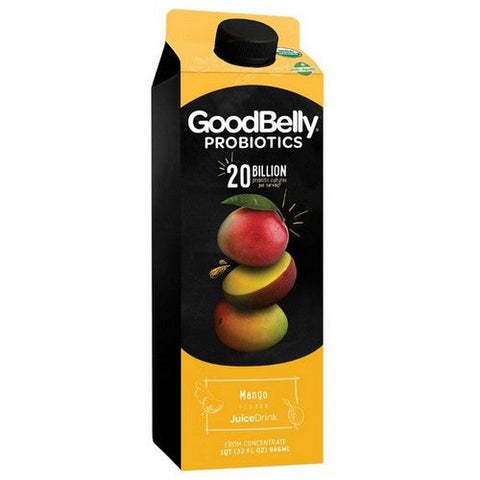 Good Belly, Probiotic Juice Mango One Q, 32 Oz (Case Of 6) Good Belly