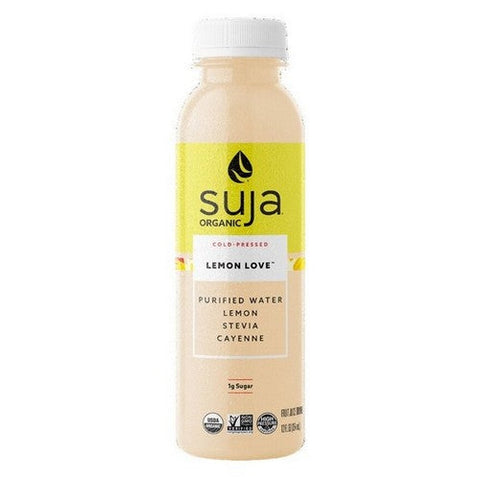 Suja, Organic Cold Pressed Lemon Love Stevia Cayenne, 12 Oz (Case Of 6) Suja