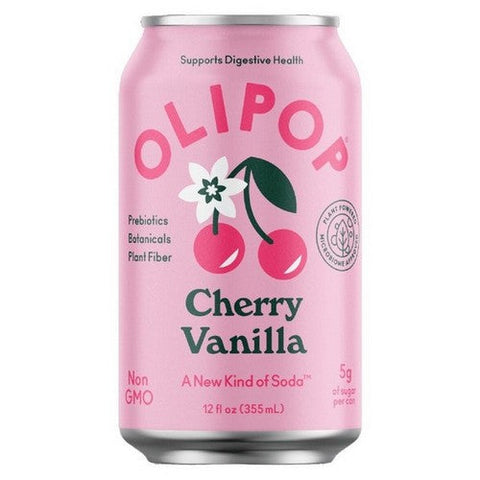 Olipop, Tonic Sparkling Cherry Vanilla, 12 Oz (Case Of 12) Olipop
