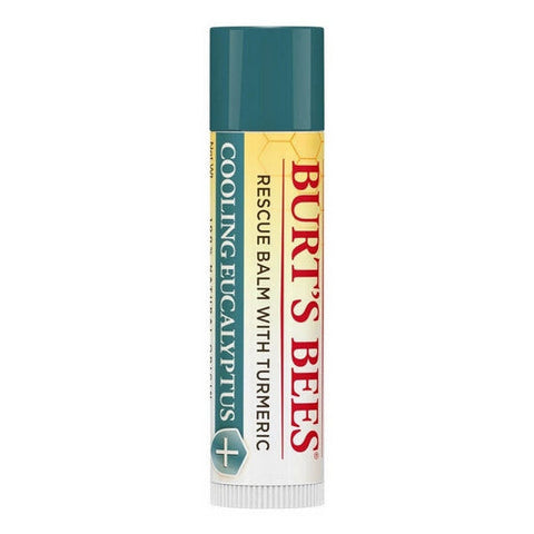 Burts Bees, Rescue Lip Balm Cooling Eucalyptus With Turmeric, 0.15 Oz (Case Of 3) Burts Bees