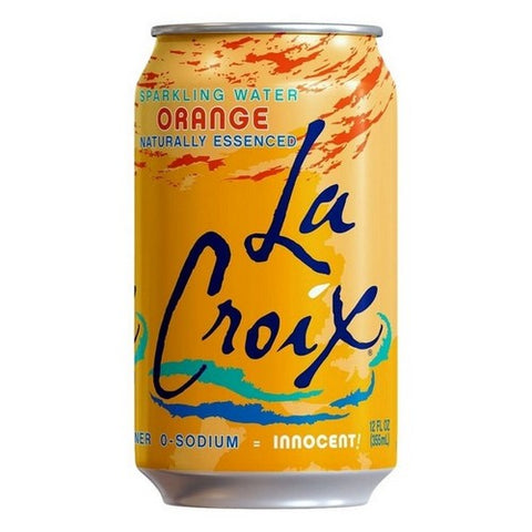 Lacroix, Natural Orange Sparkling Water, 12 Oz X 8 Count (Case Of 3) Lacroix