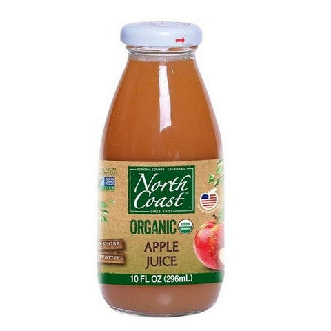 North Coast, Organic Apple Juice Glass Bottle, 24 Oz (Case Of 10) North Coast