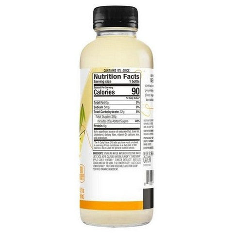 Kevita, Sparkling Probiotic Drink Lemon Ginger, 15.2 Oz (Case Of 6) Kevita