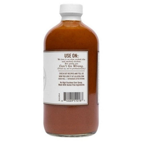 Lillies Q, Zero Sugar Smoky Barbecue Sauce, 16 Oz (Case Of 6) Lillies Q