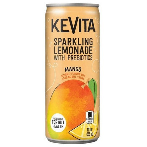 Kevita, Sparkling Mango Lemonade, 12 Oz (Case Of 12) Kevita