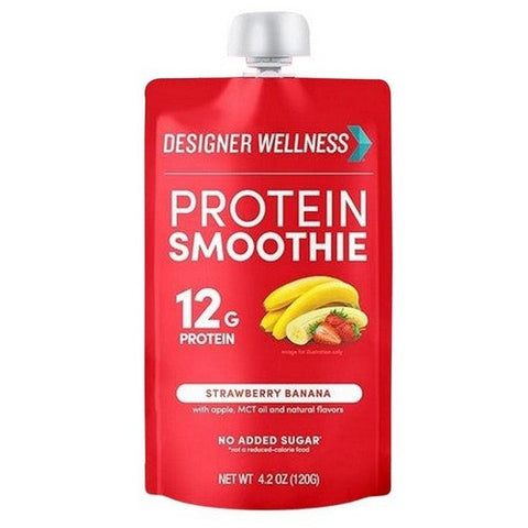 Designer Wellness, Strawberry Banana Smoothie, 4.2 Oz (Case Of 6) Designer Wellness