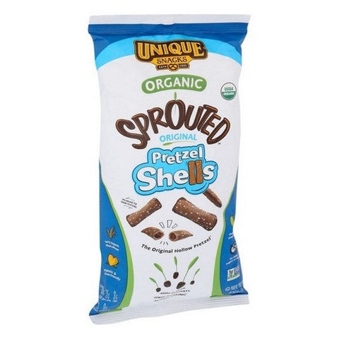 Unique, Organic Sprouted Original Pretzel Shells, 8 Oz (Case Of 12) Unique