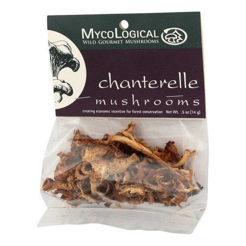 Mycological, Chanterelle Wild Dried Mushrooms, 0.5 Oz (Case Of 6) Mycological