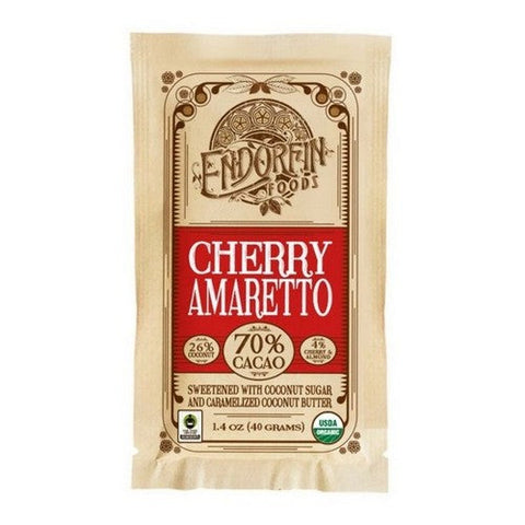 Endorfin Foods, Organic Cherry Amaretto 70%, 1.4 Oz (Case Of 9) Endorfin Foods