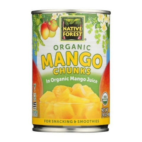 Native Forest, Organic Mango Chunks In Juice, 14 Oz (Case Of 6) Native Forest