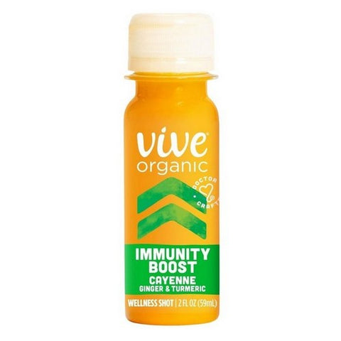 Vive Organic, Immunity Boost Wellness Shot Cayenne Ginger And Turmeric, 2 Oz (Case Of 12) Vive Organic