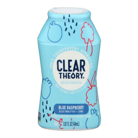 Clear Theory, Water Boost Blue Raspberry, 1.62 Oz (Case Of 12) Clear Theory