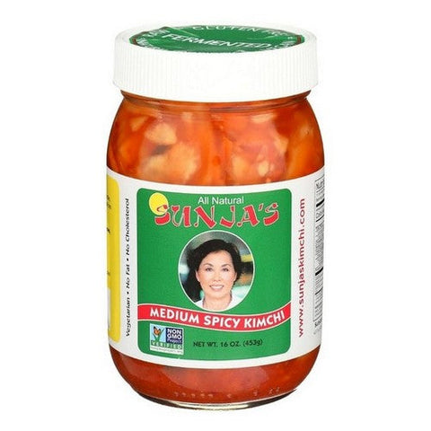 Sunja'S, All Natural Medium Spicy Kimchi, 16 Oz (Case Of 12) Sunja'S