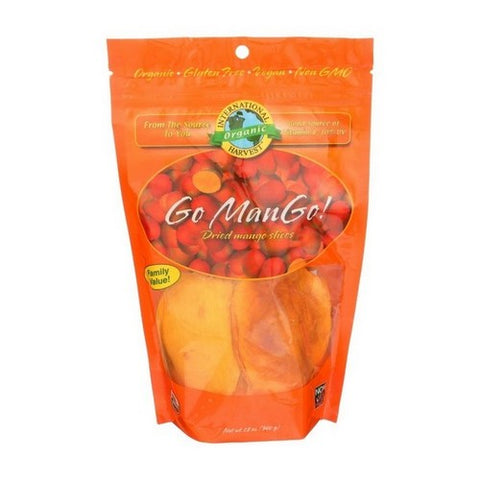 International Harvest, Go Mango Dried Mango Slices, 12 Oz (Case Of 6) International Harvest