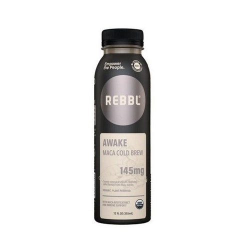 Rebbl, Organic Super Herb Elixir Maca Cold Brew Coffee, 12 Oz (Case Of 12) Rebbl