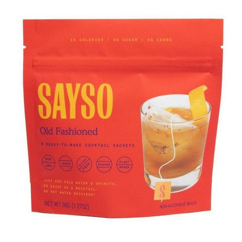 Sayso, Old Fashioned Cocktail Mix, 1.27 Oz (Case Of 6) Sayso
