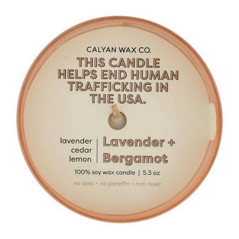 Calyan Wax Co, Lavender Plus Bergamot Soy Candle, 5.3 Oz (Case Of 6) Calyan Wax Co