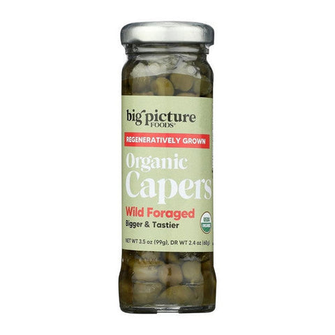 Big Picture Foods, Wild Foraged Capers, 3.5 Oz (Case Of 12) Big Picture Foods