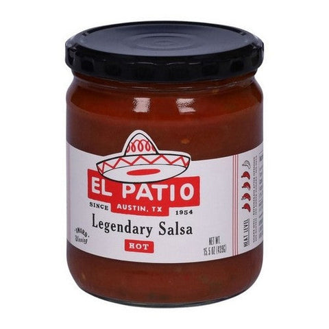 El Patio, Hot Legendary Salsa, 15.5 Oz (Case Of 6) El Patio