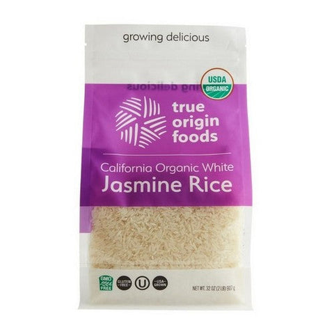 Ture Origin Foods, Organic Jasmine White Rice, 32 Oz (Case Of 6) Ture Origin Foods