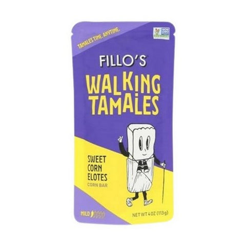 Fillos, Walking Tamales Sweet Corn Elotes, 4 Oz (Case Of 7) Fillos