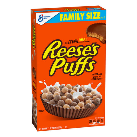 General Mills Family Size Reeses Puffs Cereal 19.7 Oz (Case Of 14) by General Mills