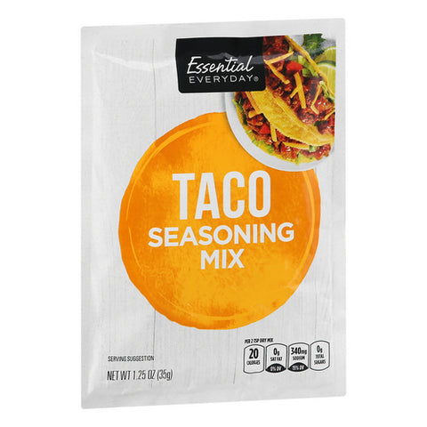 Taco Seasoning Mix 1.25 Oz (Case Of 24) by Essential Everyday